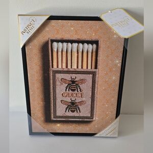 Instinct Style Hand Embellished Wall Art – Gucci Bee Matchbox Design